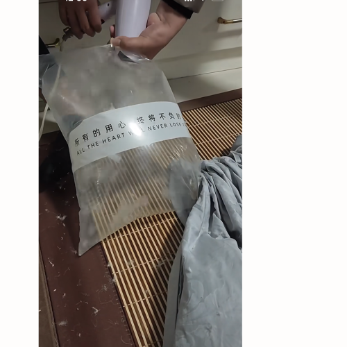 Workers Packaging Down Bags Workers Packaging Down Bags